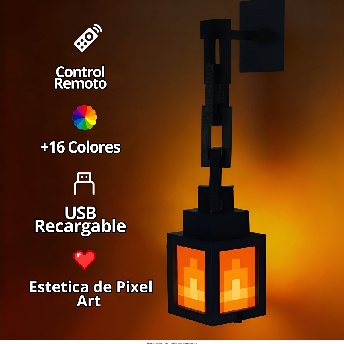 Lampara colgante de videojuego famoso